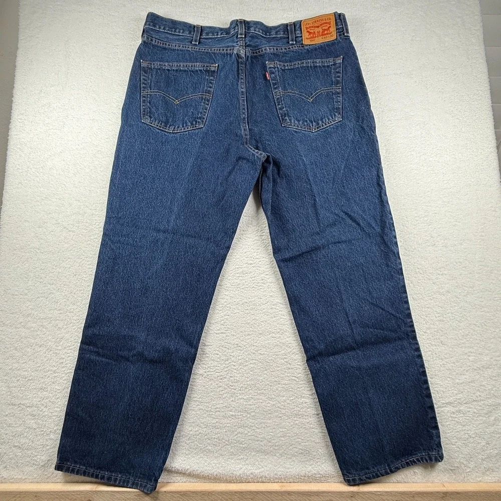 Levi's 550 Jeans Mens 40x30 Blue Denim‎ All Day Comfort Relaxed Fit Straight Leg